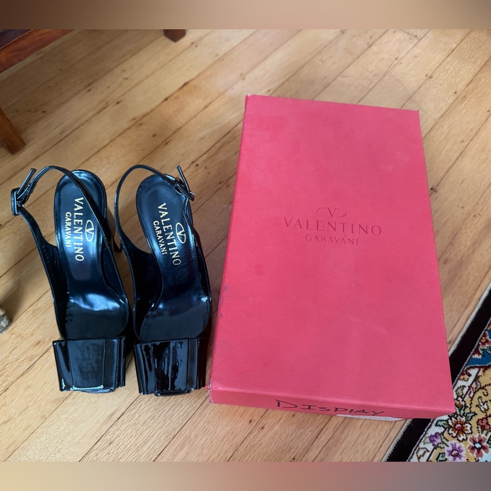 Valentino Vintage Open Toe Heels Made in Italy